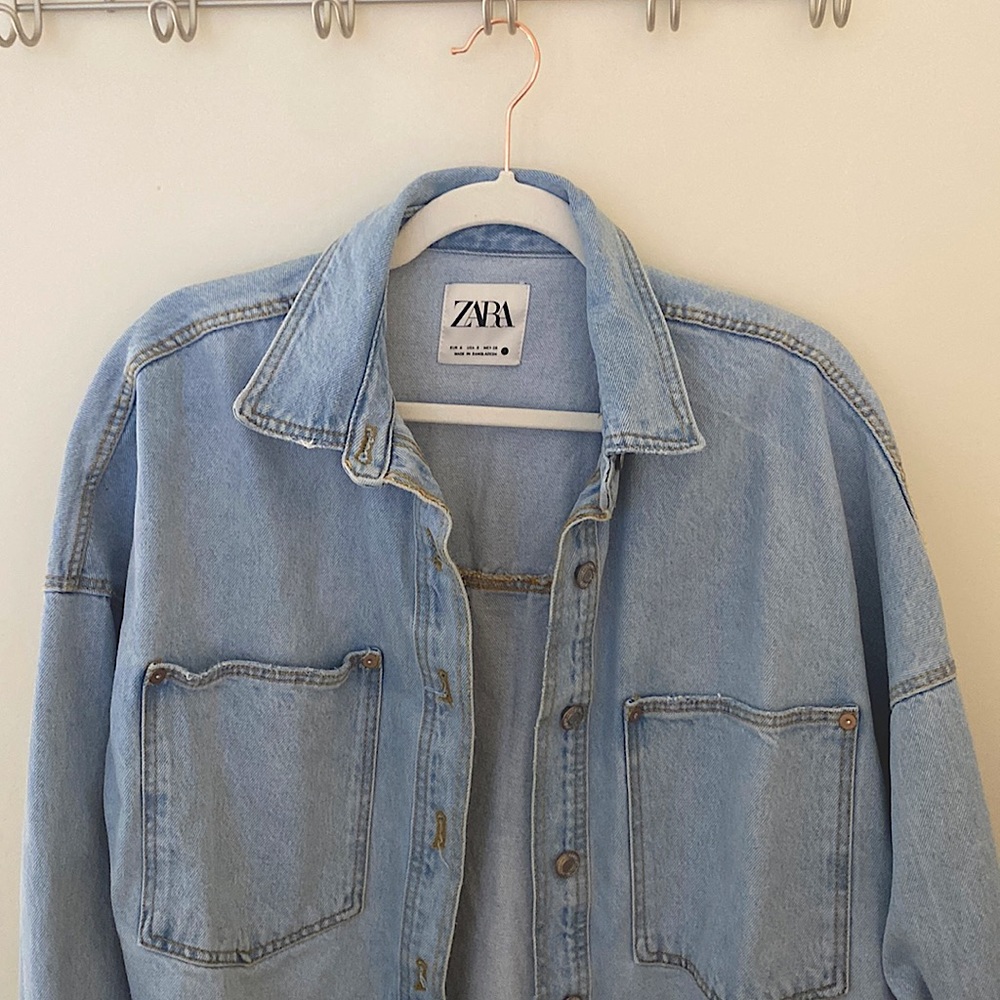 Zara Oversized Jean jacket size S